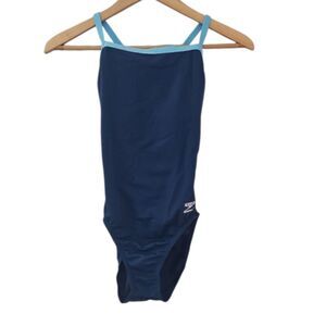 Speedo Endurance+ One Piece Swimsuit Women’s Sz 30 Dark Blue Training Suit